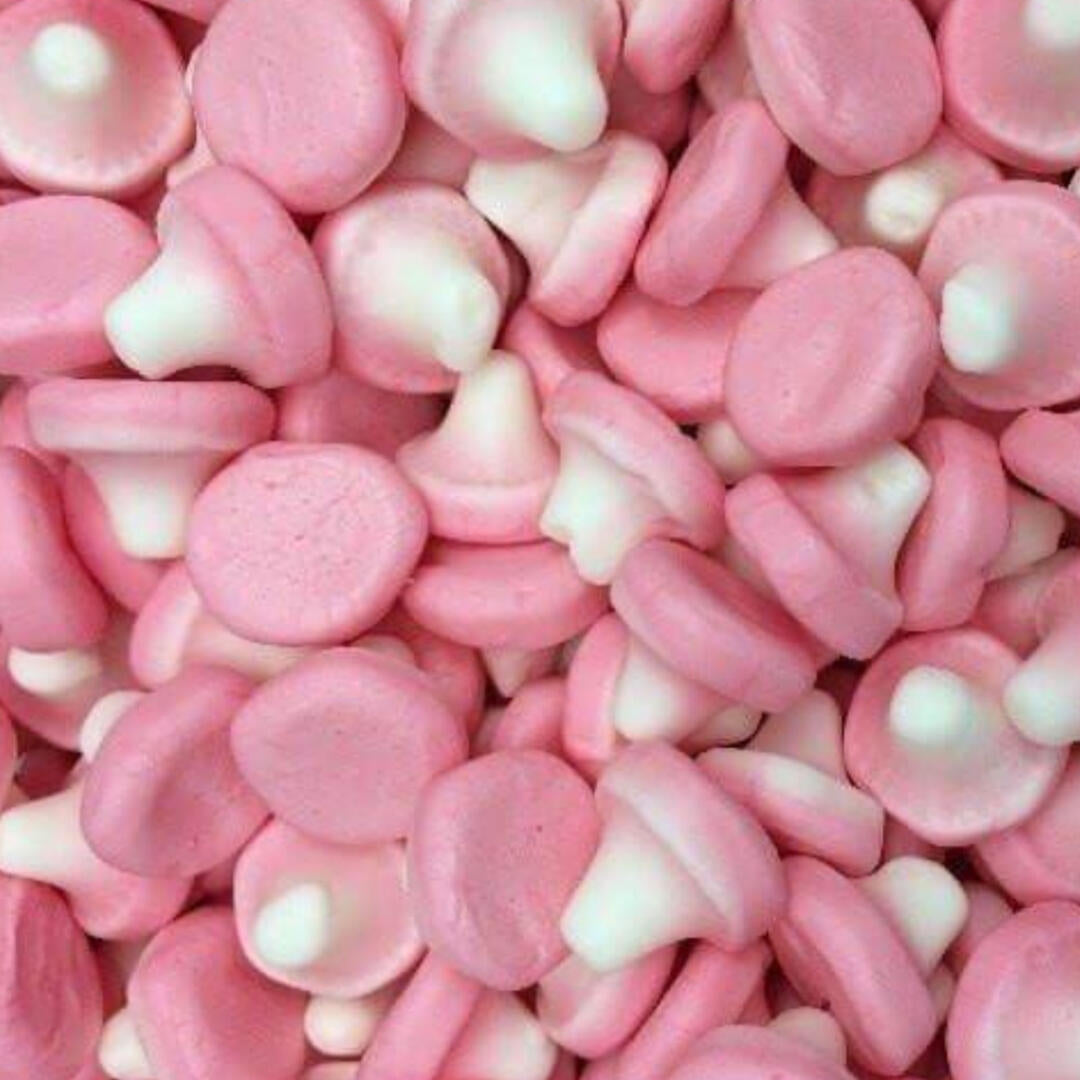 Buy Candy Realms Mini Mushrooms 250g Online,
Strawberry Flavoured Mini Mushroom Sweets,
Candy Realms Gummy Strawberry Mushrooms,
Soft Chewy Strawberry Candy UK,
Best Mini Mushroom Sweets for Kids
