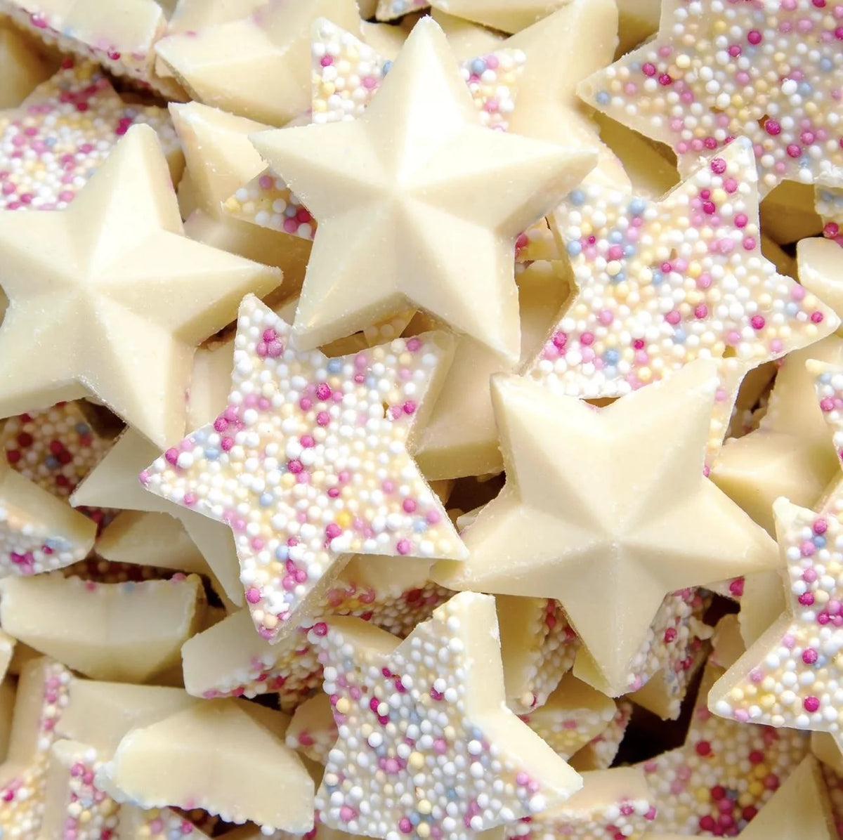 Hannah's White Chocolate Jazzles Starz 100g
