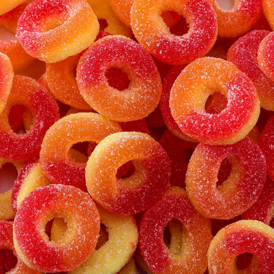 Buy Sweetzone Peach Rings 250g Online,
Soft & Chewy Peach Rings Candy UK,
Sweetzone Gummy Peach Rings Bulk Pack,
Peach Flavoured Jelly Rings Sweets,
Best Peach Rings Candy for Kids & Adults