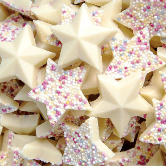 Hannah's White Chocolate Jazzles Starz 100g